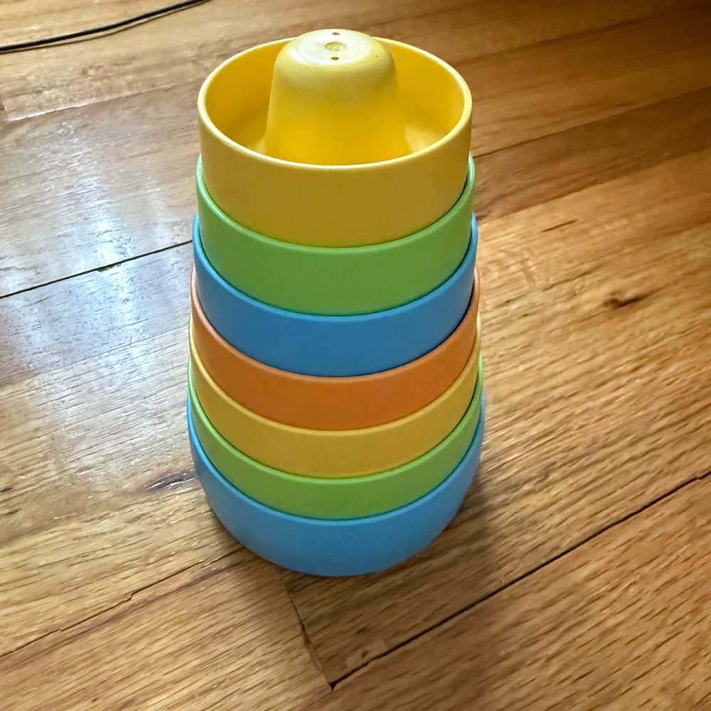 Vibrant Stacking Cups for Kids
